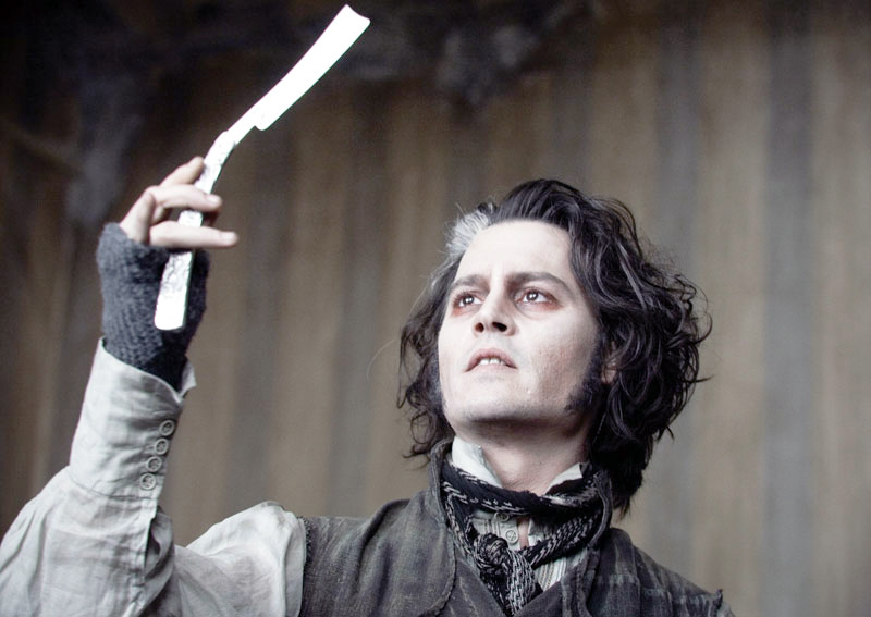 Johnny Depp em Sweeney Todd