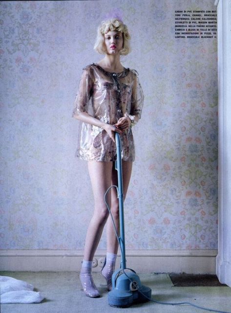 Lindsey Wixson de Boneca para Vogue Itália