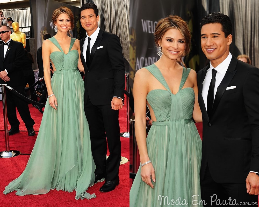 Maria Menounos e Mario Lopez looks Oscar 2012