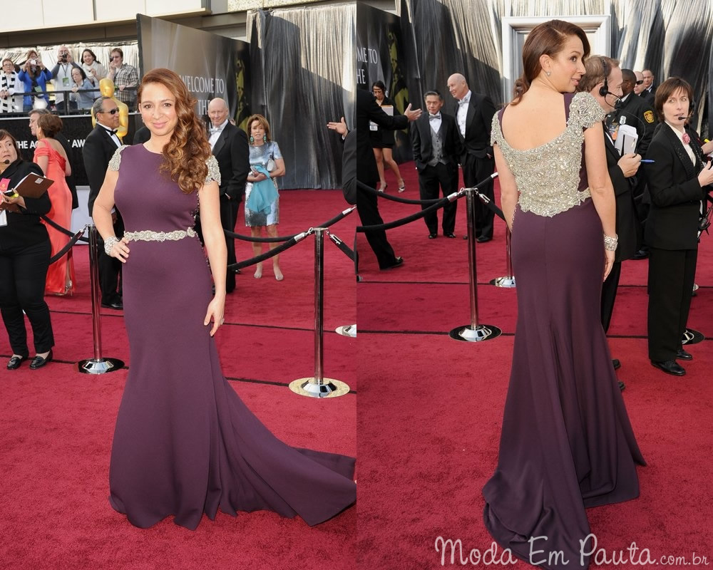 Maya Rudolph look Oscar 2012