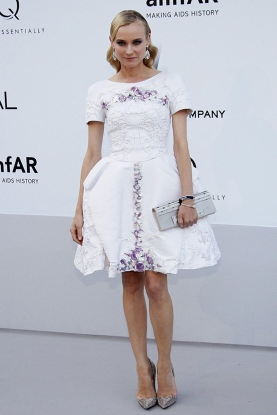 Diane Kruger no Baile da amfAR em Cannes 2012