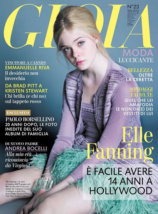 Fotos de Elle Fanning na revista Gioia