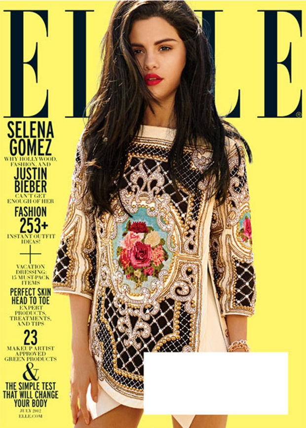 Selena Gomez na revista Elle de junho 2012