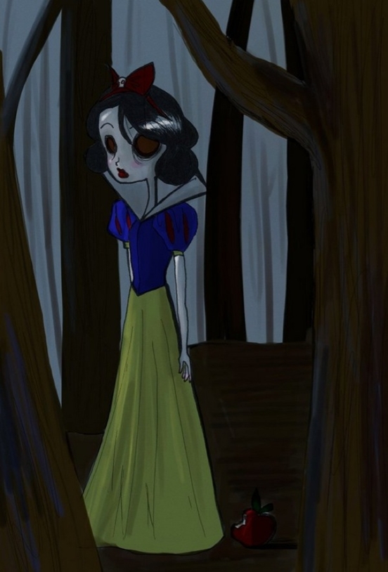 Princesas Disney - Branca de Neve- Tim Burton