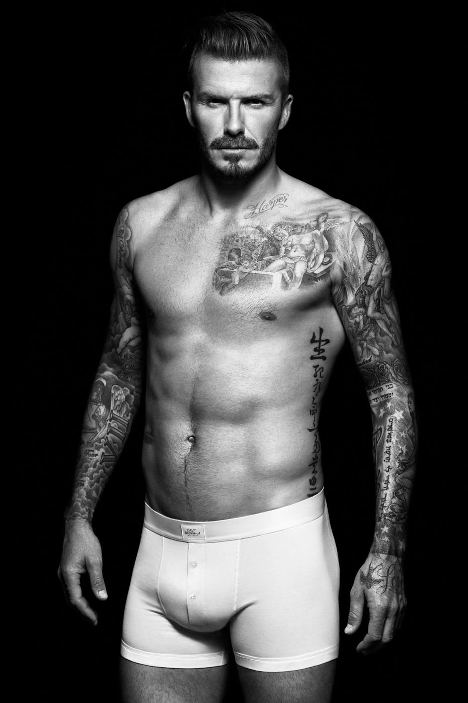 Foto David Beckham de cueca para a H&M 2012