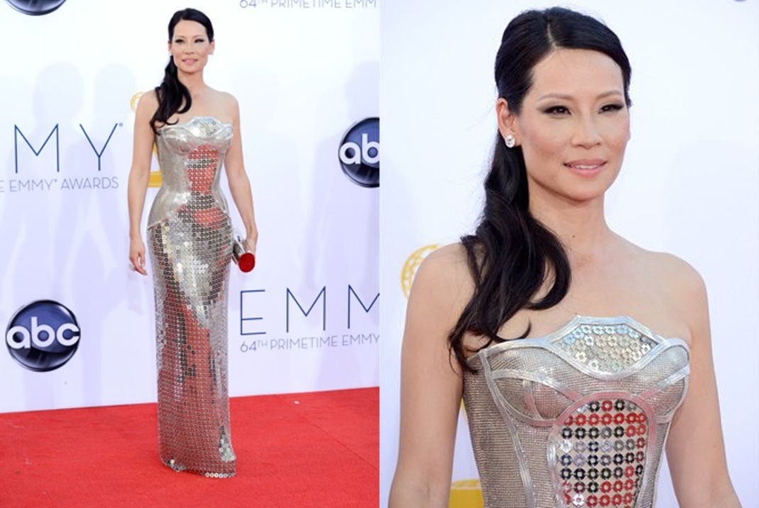 Lucy-Liu-Emmy-Awards-2012-Versace