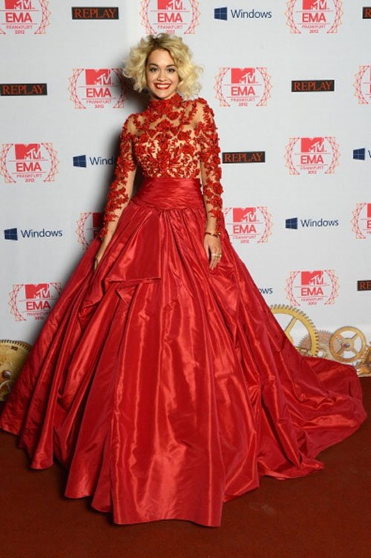 Look Rita Ora MTV Europe Music Awards 2012